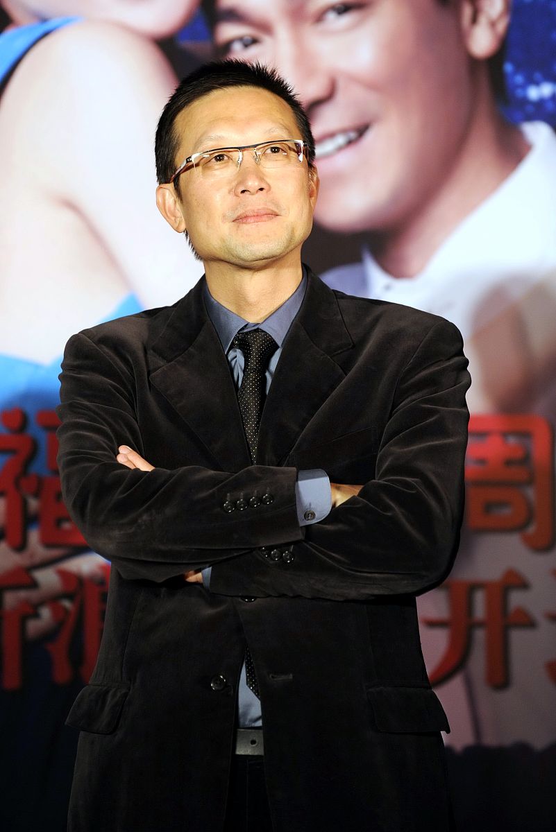 2009年1月13日,北京,爱情大片《游龙戏凤》举行官网启动仪式.刘伟强++