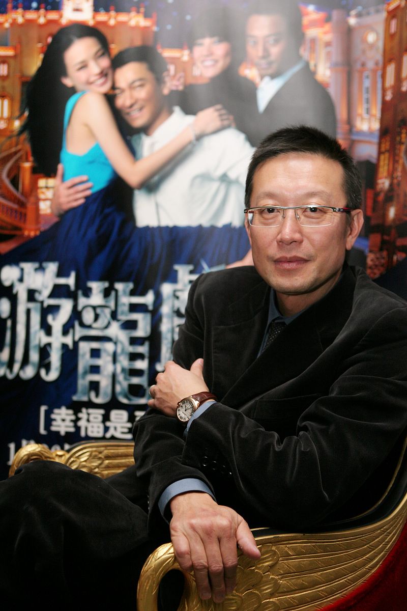 2009年1月13日,北京,爱情大片《游龙戏凤》举行官网启动仪式.刘伟强++