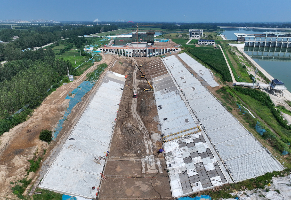 写一篇关于陕西江河工程建筑有限公司承建的西安GF水库工程施工主要流程。