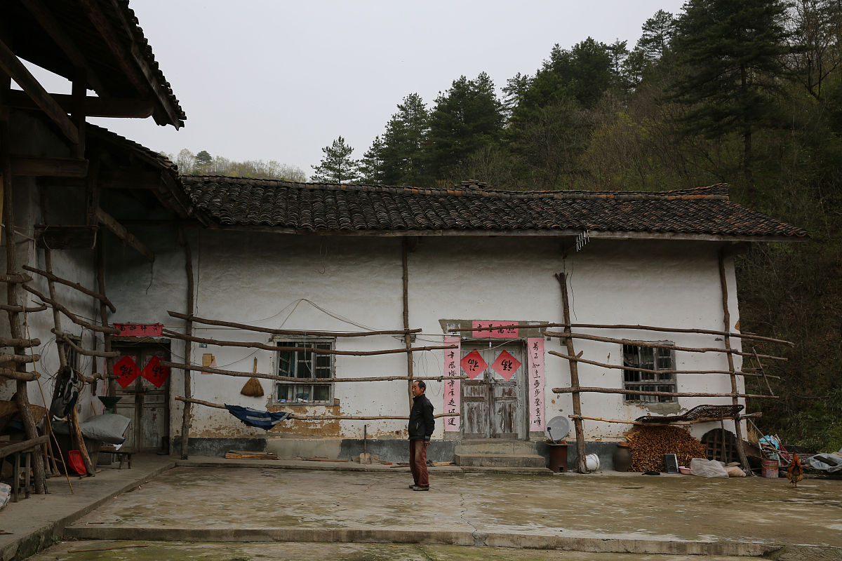 2021年4月15日,陕西安康市宁陕县城关镇八亩村栗柞坪,秦岭腹地一条较
