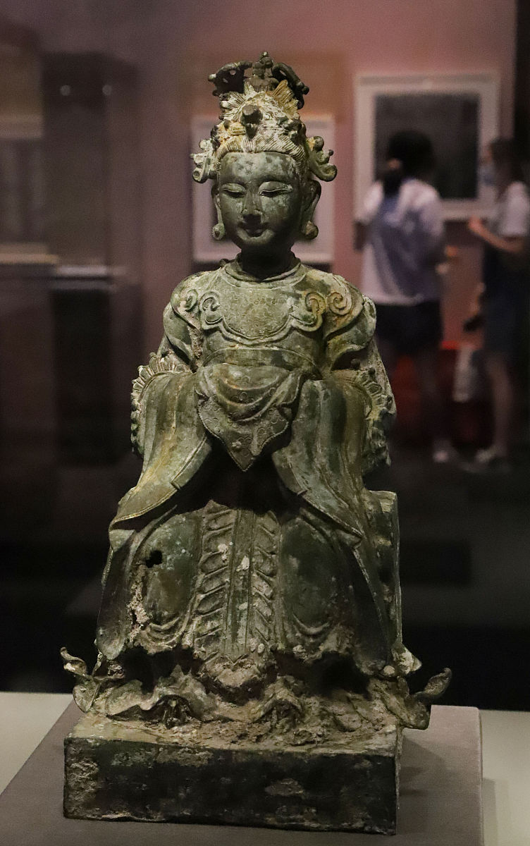 2020年7月21日,北京,《1420:从南京到北京》现场展出文物.