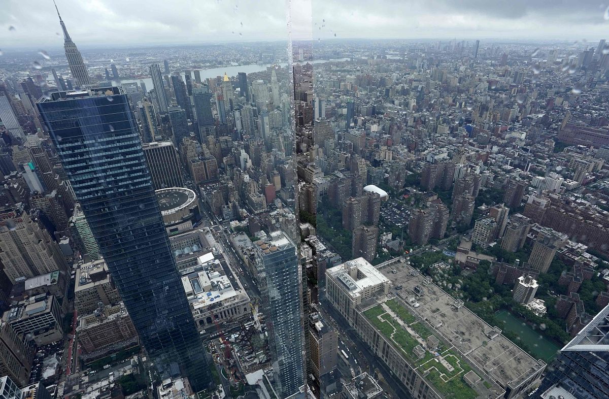 当地时间2020年9月2日,美国纽约,号称西半球最高的露天观景台重新对公