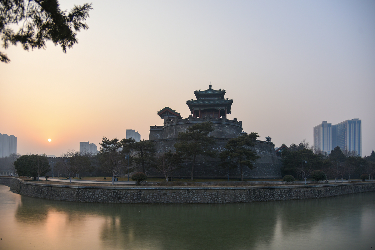 2026年1月26日,河北邯郸,丛台公园.丛台公园位于河北,