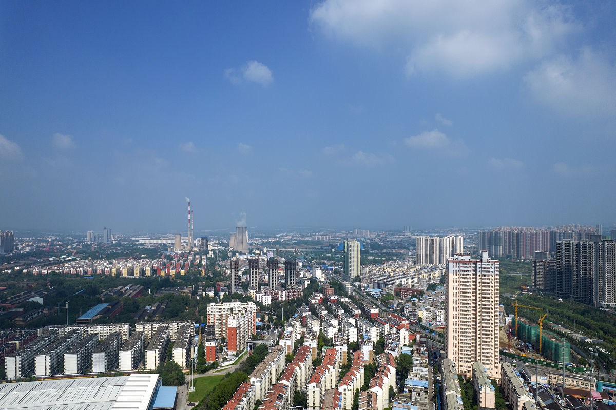 2021年8月20日,初秋时节,河南洛阳城市风光.