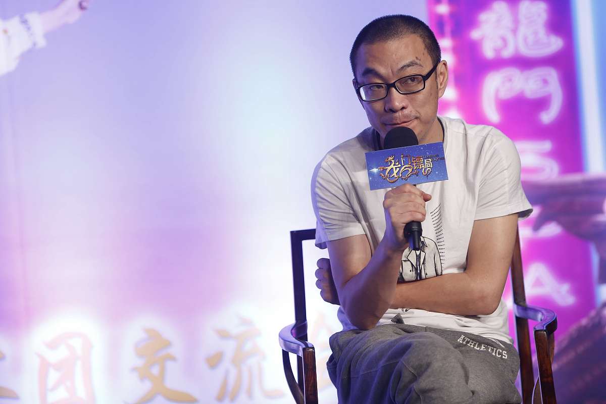 2013年09月17日,北京,《龙门镖局》举行"江湖观察团交流会".宁财神