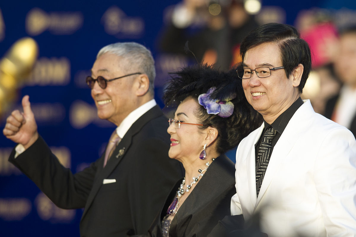 2015年04月16日,北京,电影节红毯开幕式.黄百鸣