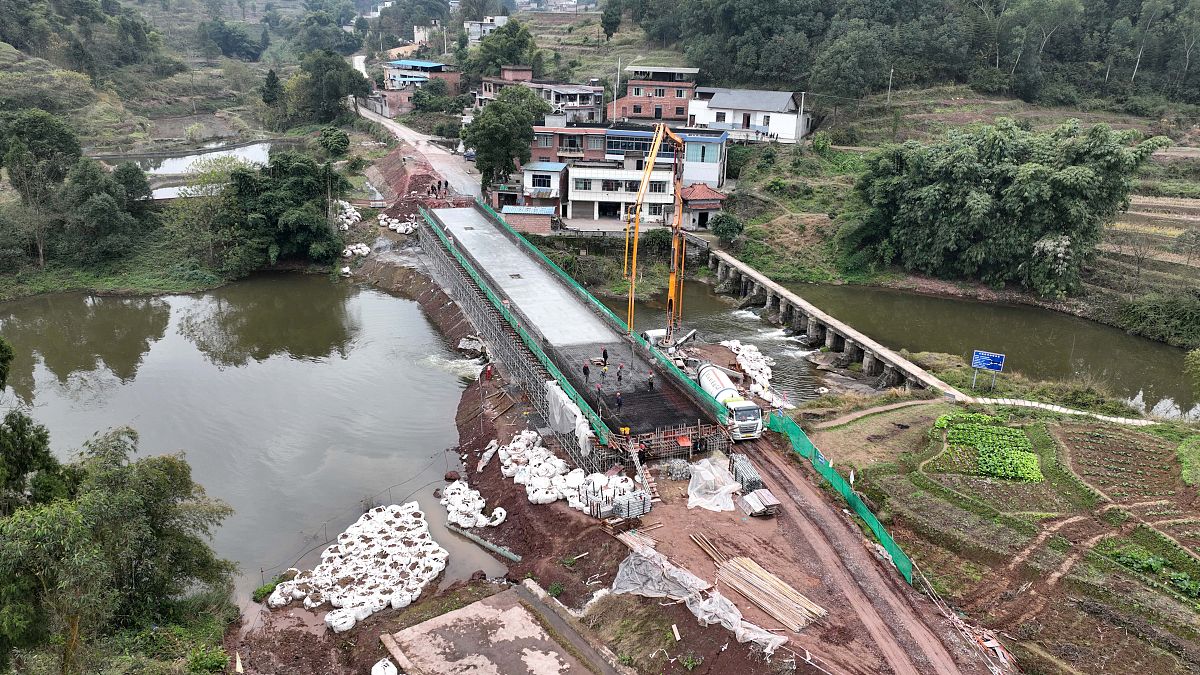 房县九道乡义渡坪村大桥通车时间