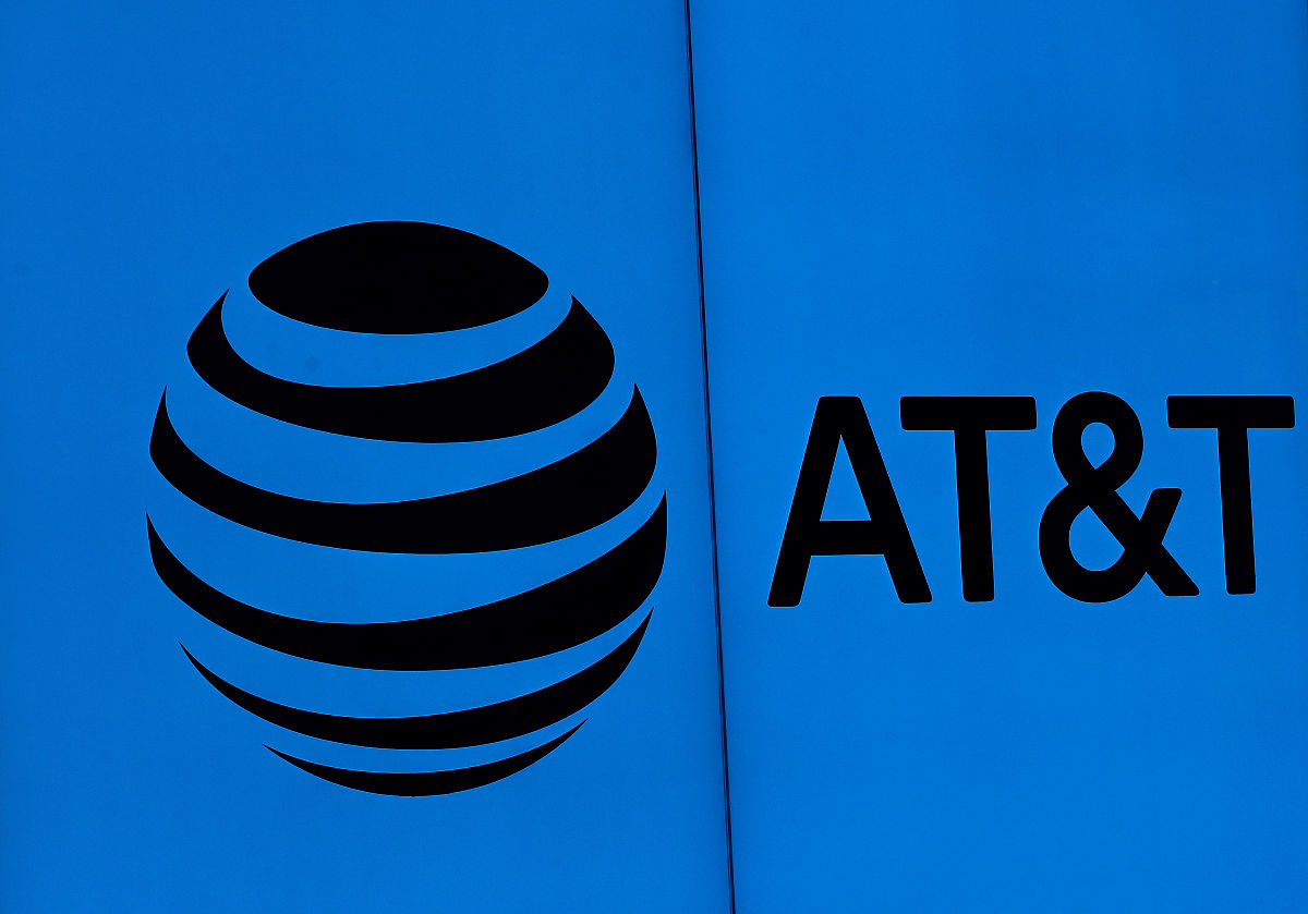 当地时间2020年3月13日,美国达拉斯,美国电话电报公司(at&t)总部大楼
