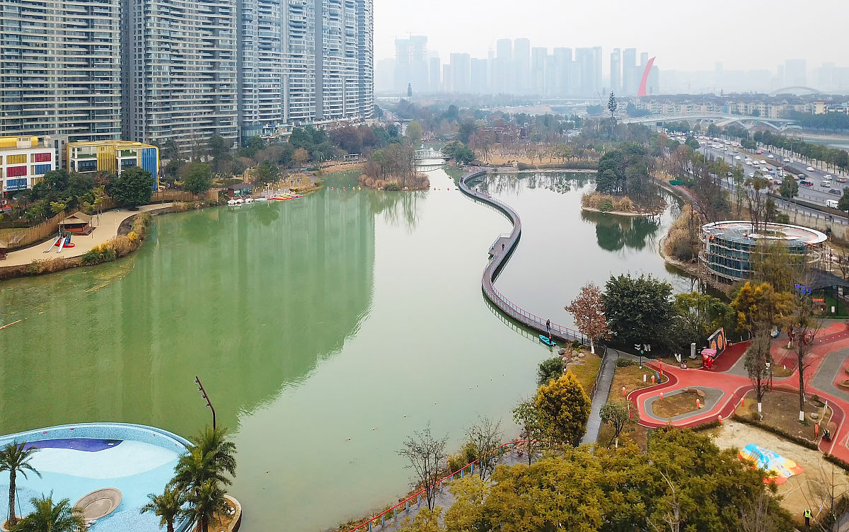 2021年1月25日,成都,江滩公园.(如需下载使用,请务必署名:红星新闻 王