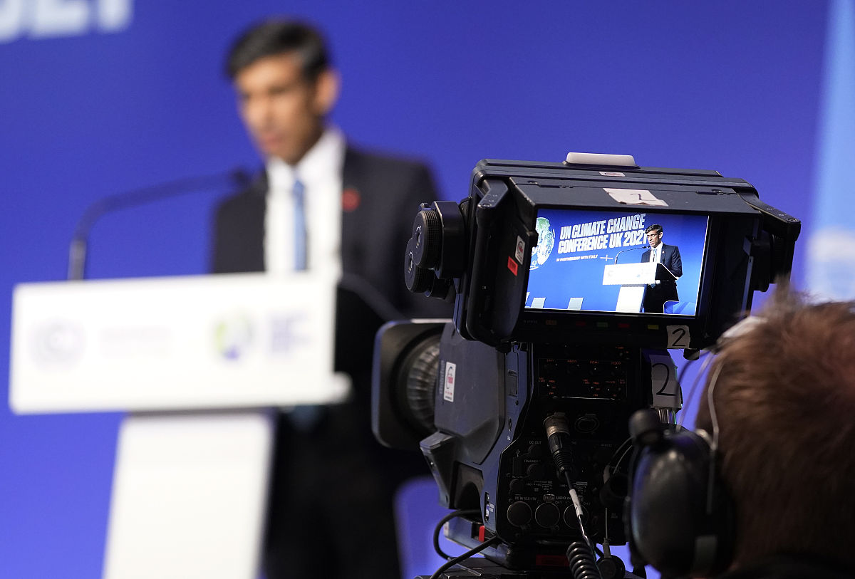 当地时间2021年11月3日,英国格拉斯哥,第26届联合国气候变化大会进入