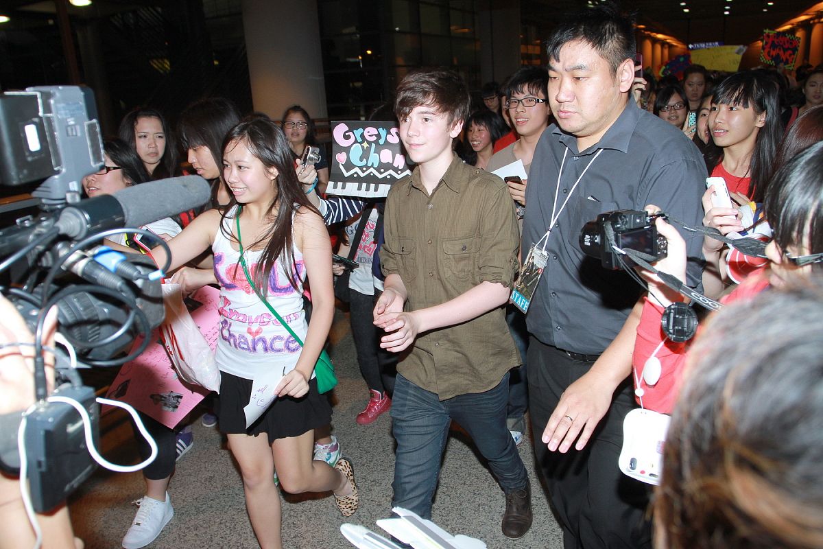 2012年4月28日,香港,天才神童,lady gaga师弟格雷森·蔡斯greyson cha
