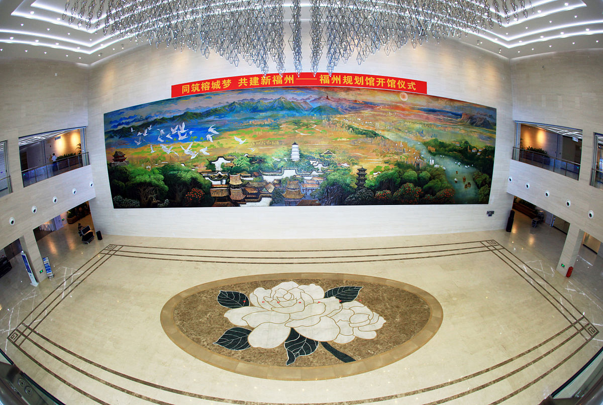 2015年5月18日,福建福州,福州规划馆完成了建设与布展,正式向市民游客