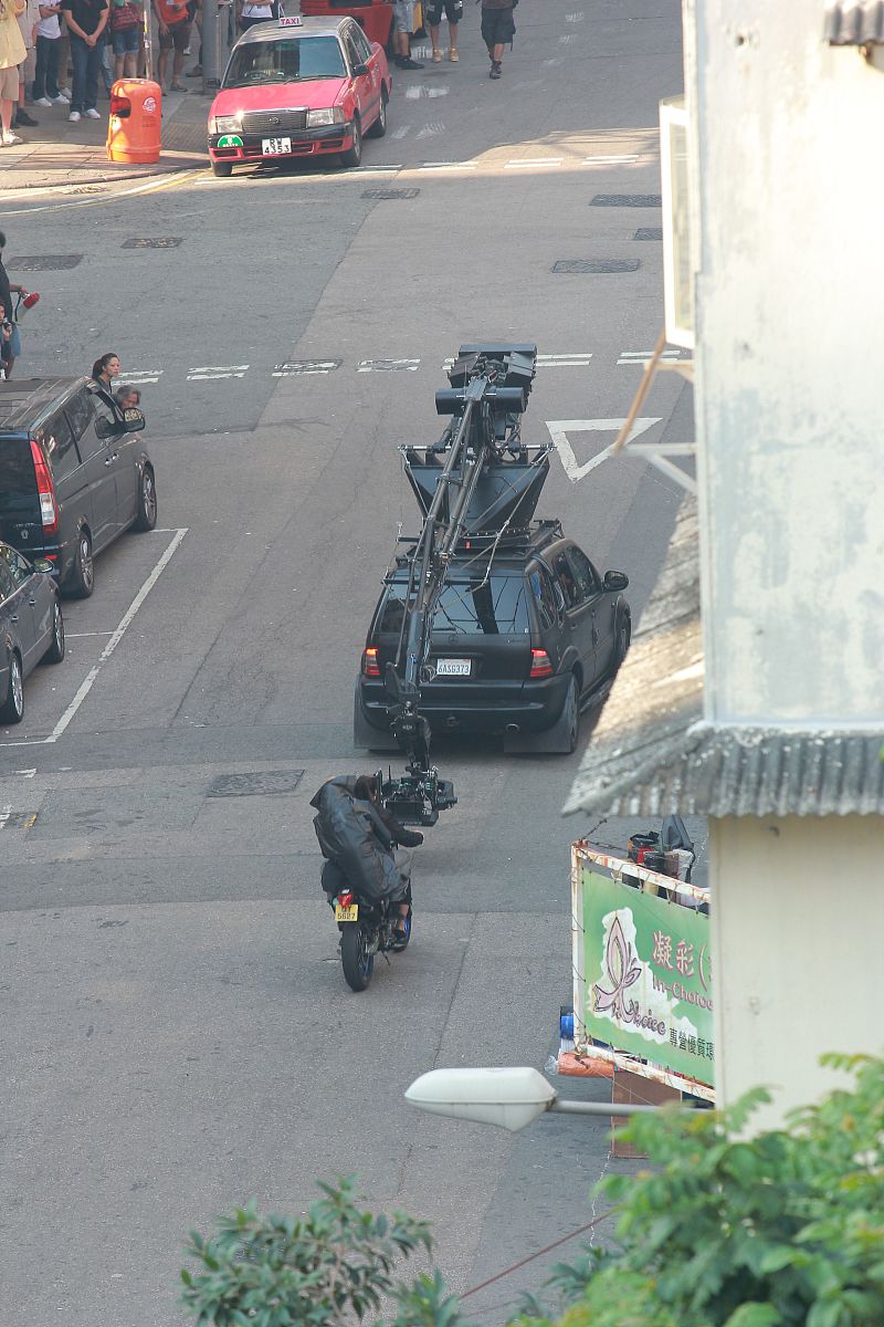 2013年10月20日,香港,电影《变形金刚4》香港热拍.