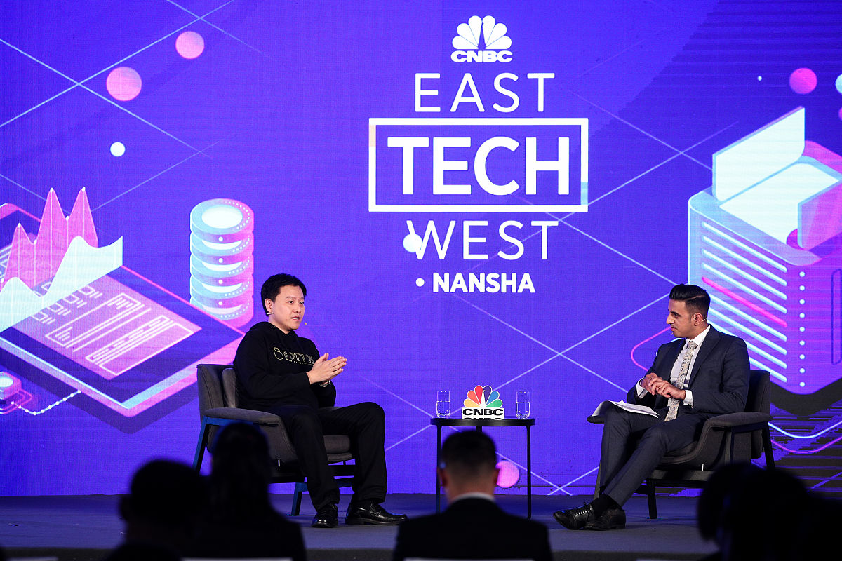 2018年11月28日,广州,cnbc主办的"东西方科技对话(east tech west)"论