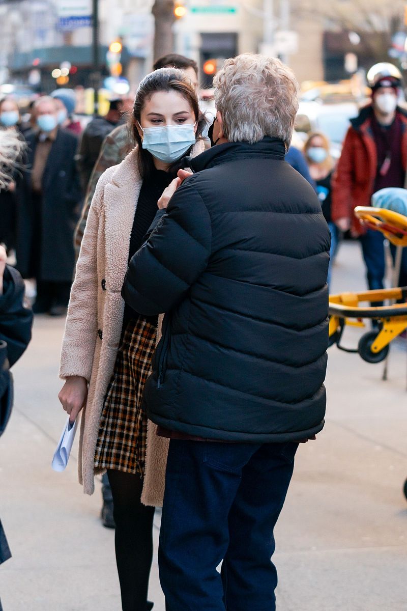 当地时间2021年3月30日,纽约,新剧《大楼里只有谋杀》热拍.new york, 