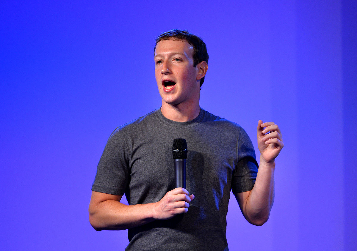当地时间2014年10月9日,印度新德里,facebook联合创始