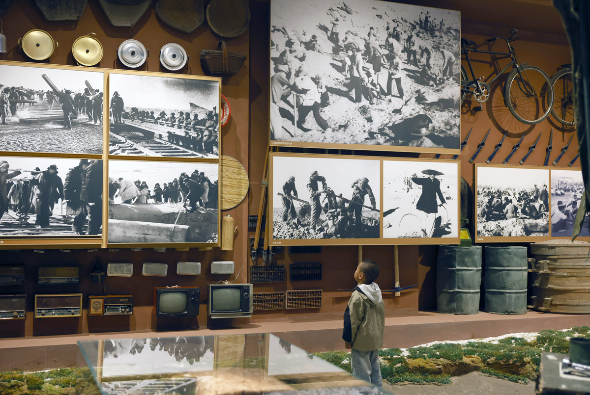 青岛一战博物馆站在爱国方面