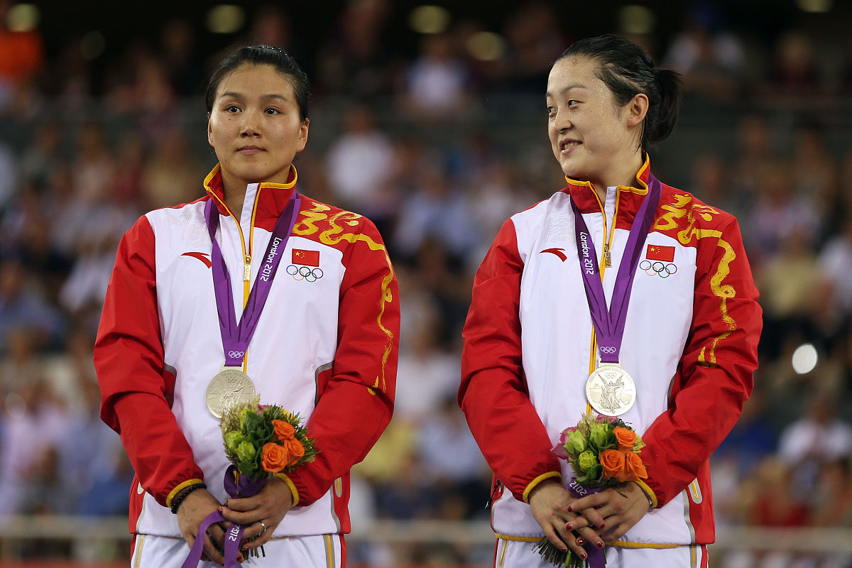 2012年8月2日,伦敦,2012伦敦奥运会第6日女子场地自行车竞速赛,郭爽/