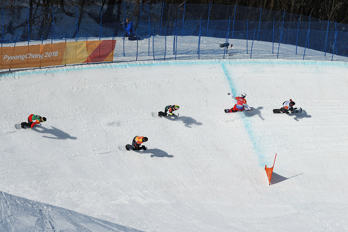 2018年2月15日,韩国,2018平昌冬奥会2月15日单板滑雪赛况.pyeongchang