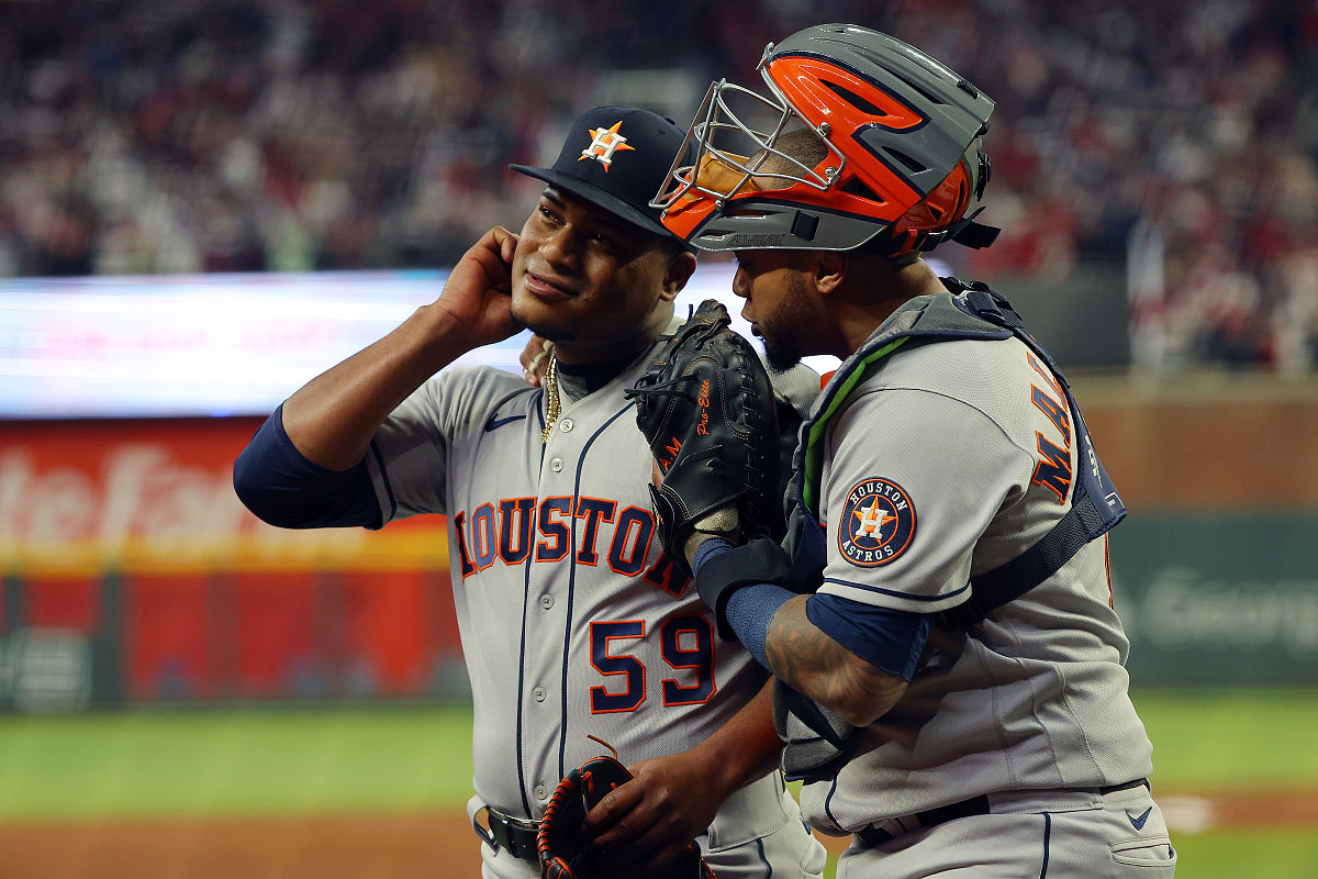2021年10月31日,美国,2021mlb世界大赛g5,亚特兰大勇士vs休斯顿太空人