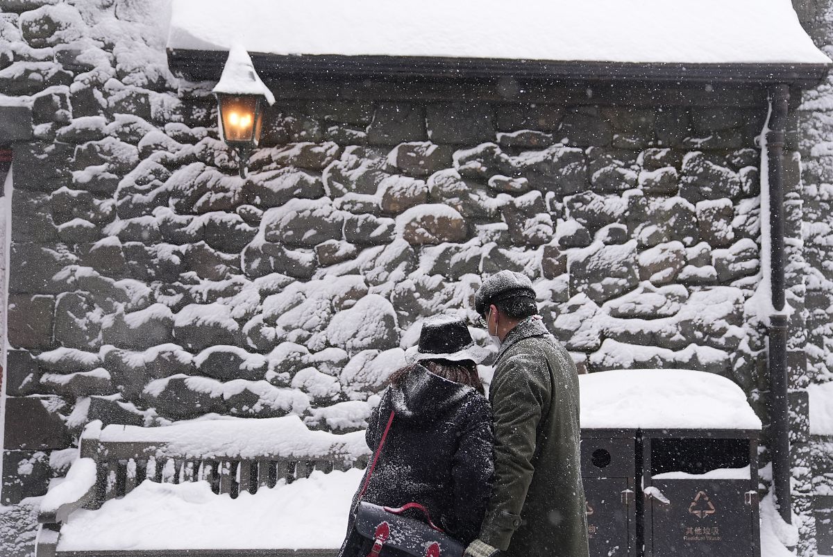 2021年11月7日,北京迎来2021年冬季第一场雪,全城银装素裹.北京环球度