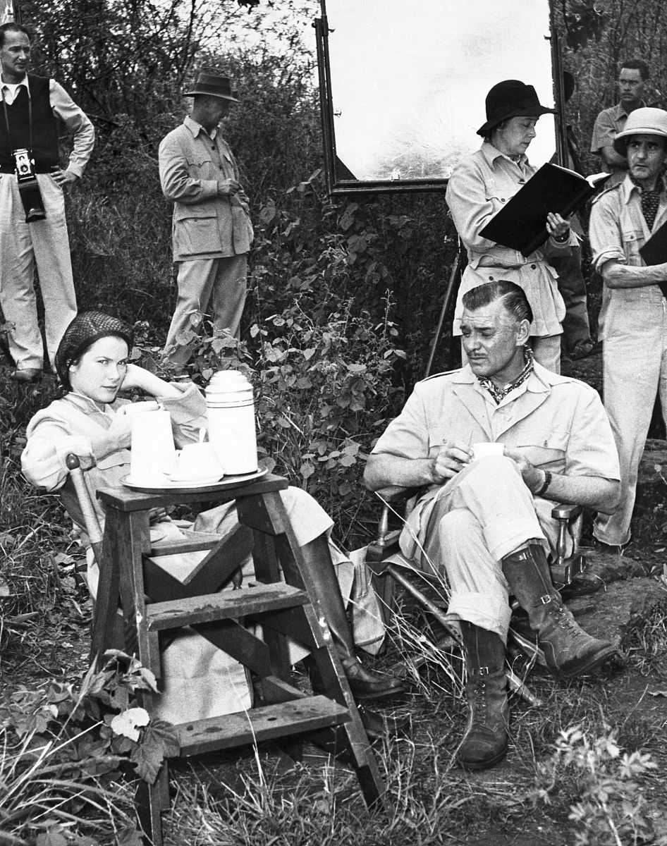 11/17/1952-nairobi, kenya: screen star clark gable and actress g