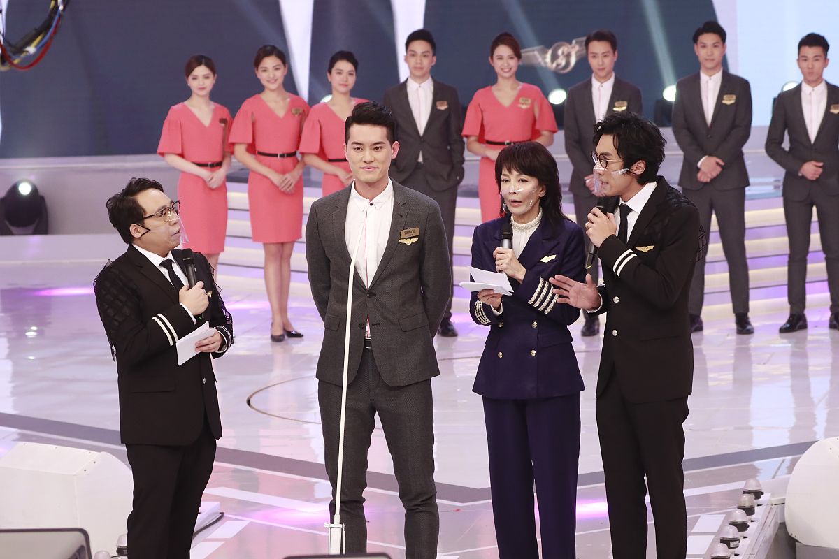 2020年12月26日,香港,tvb《 冲上云霄大选》直播决赛现场.郑裕玲