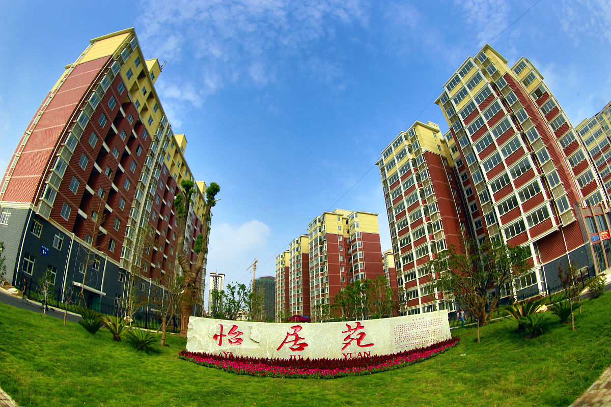 2013年08月27日,江西省九江市,拍摄的江西九江中心城区公租房项目——
