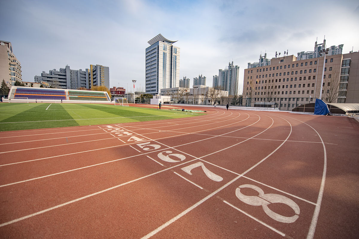 2021年1月19日,北京,中国传媒大学校园风景.