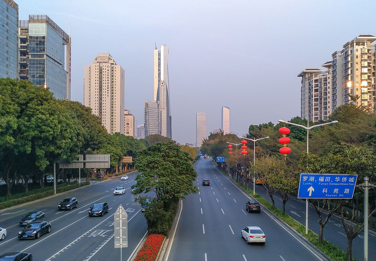 深圳市道路名称大全：福华路、华强北路、深南大道等