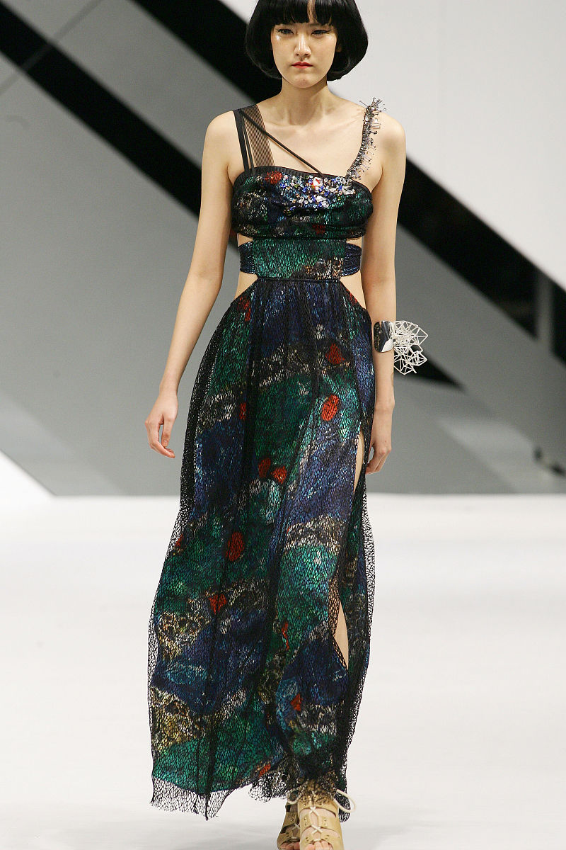 2010年1月19日讯,香港,2010香港时装周(秋冬).moiselle品牌秀场.a mod