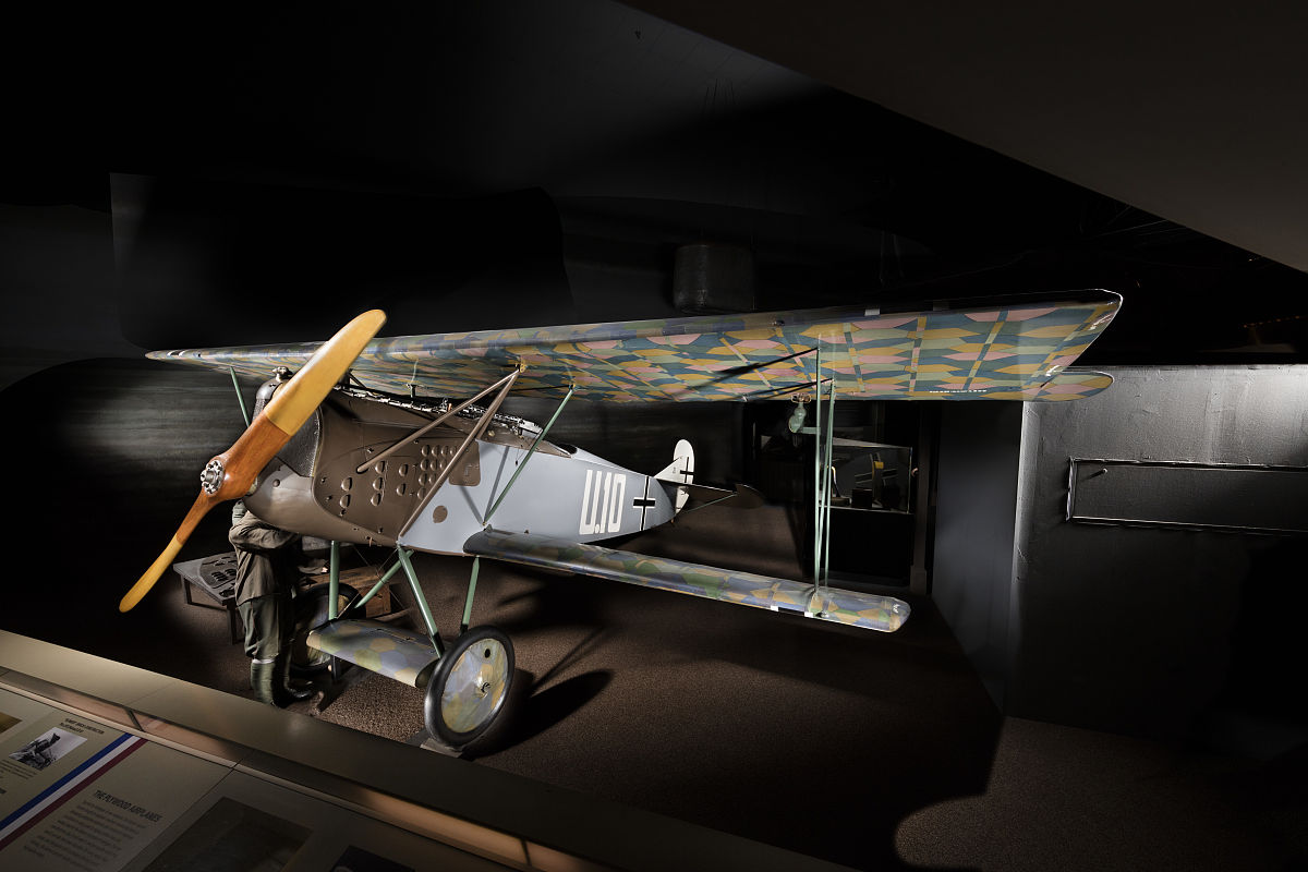 single-engine, single-seat, german world war i biplane fighter; 