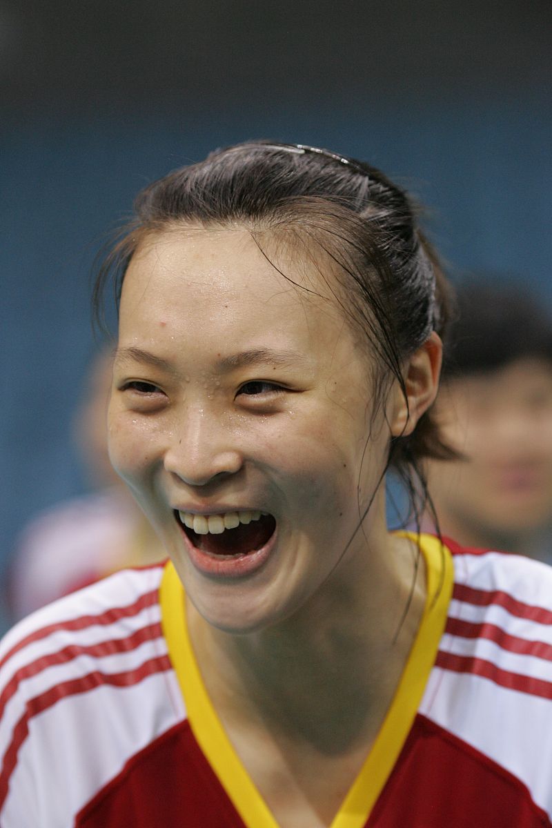 2011年5月28日,浙江舟山,2011中国国际女排精英赛舟山站,中国3-0多米