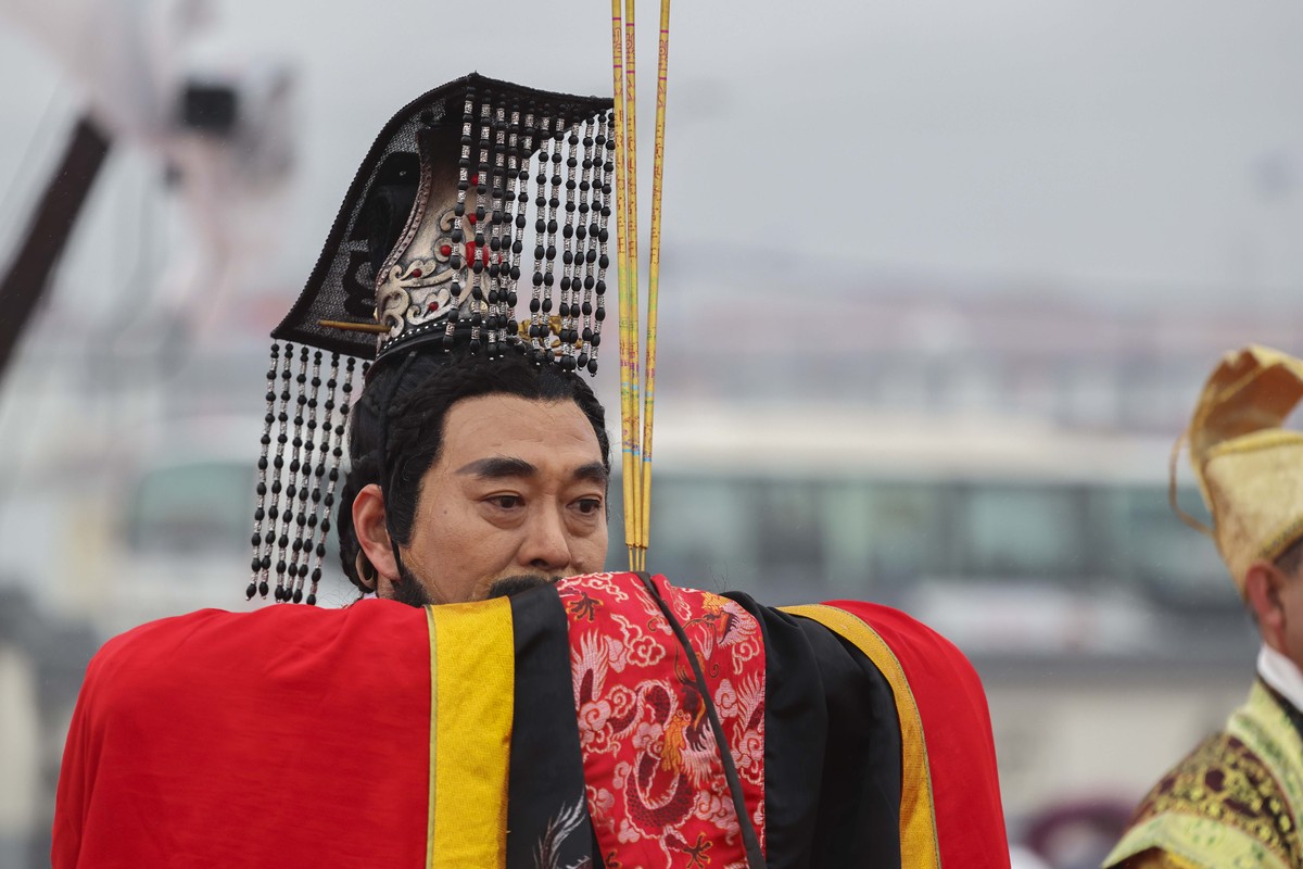 2026年3月1日,山东青岛,第62届琅琊祭海节举行.祭海祈