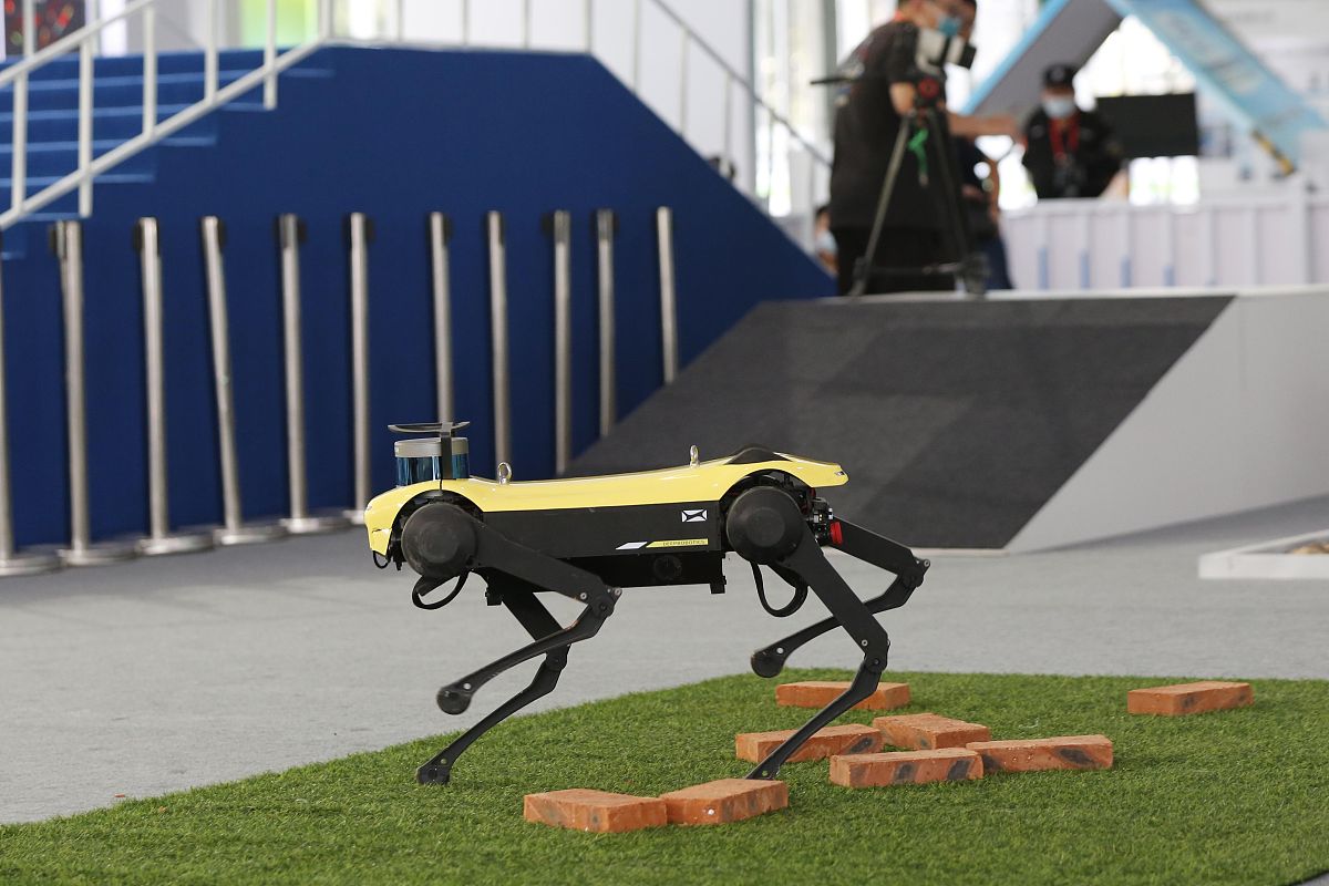 概述《非平整路面上的仿生四足机器人步态规划及仿真分析》国内外文献综述格式如下：作者姓名+时间