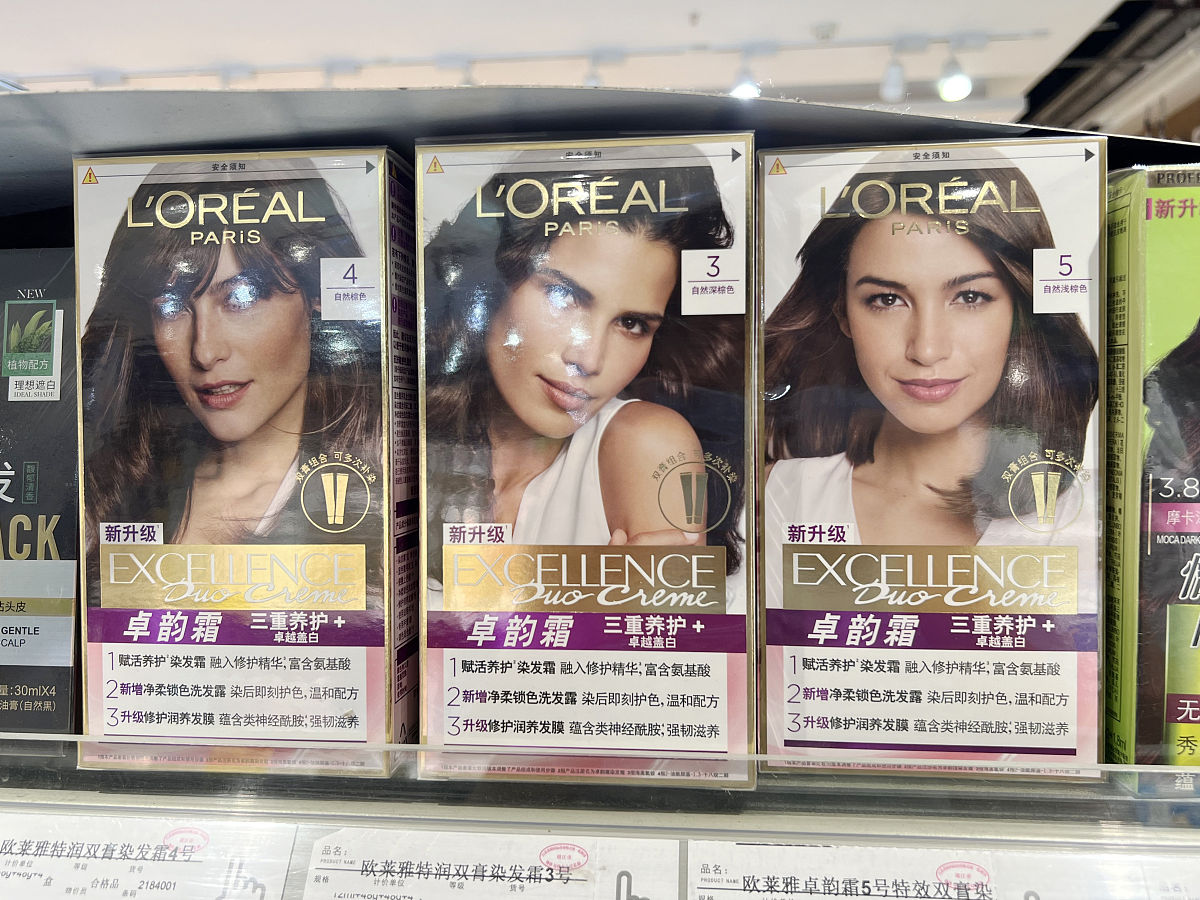 刚染完蓝黑色不好看可以直接染黑茶色吗