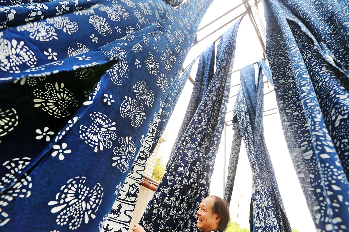 蓝印花布成为非遗