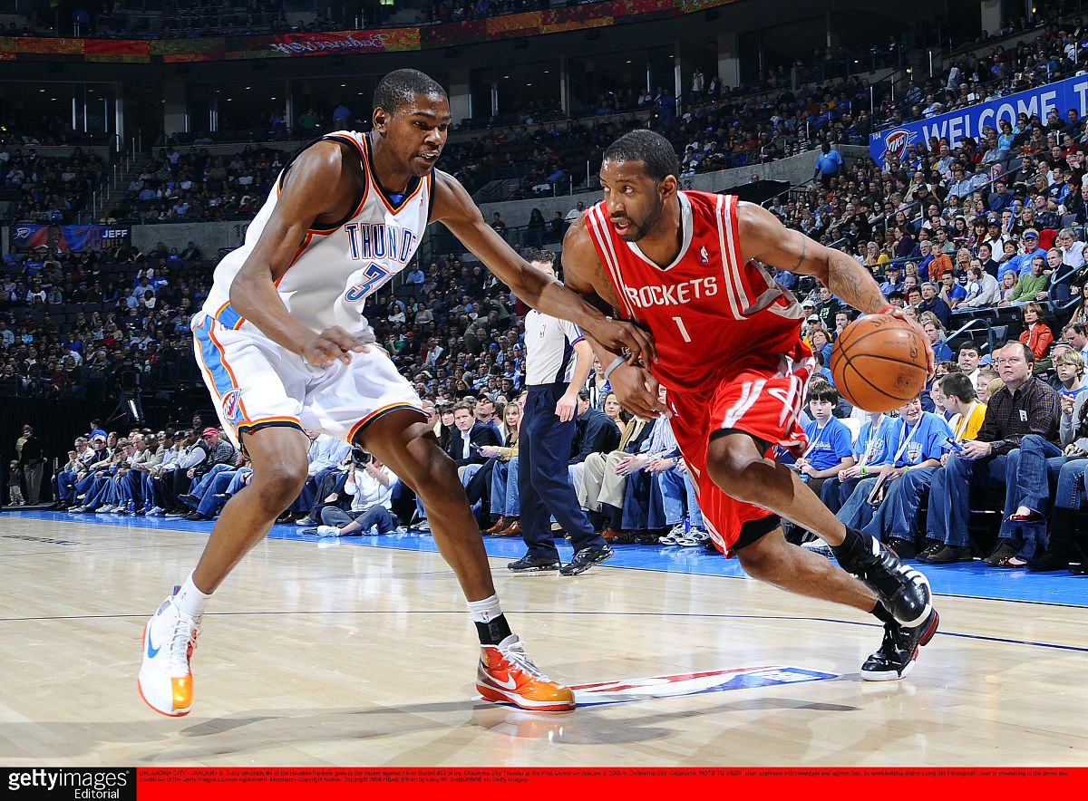 2009年1月9日,08/09nba常规赛,休斯顿火箭vs俄克拉荷马雷霆. 【以下中