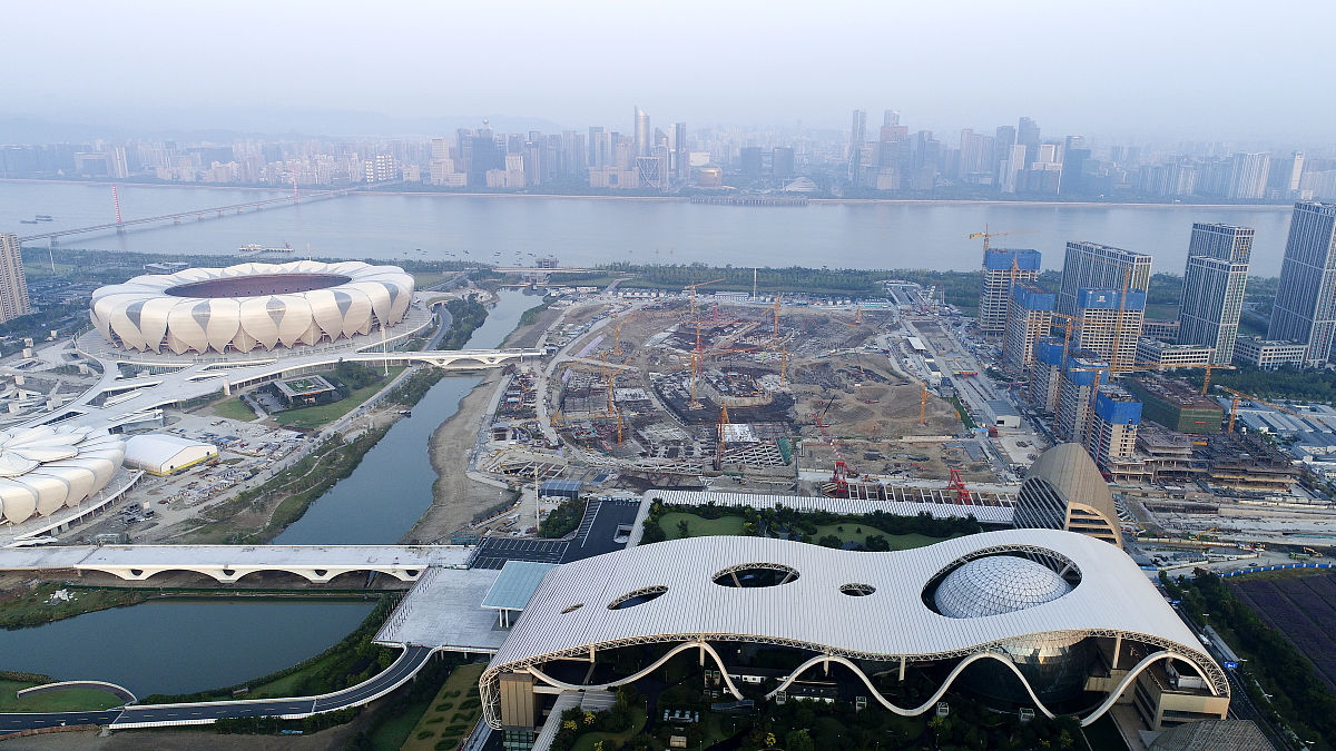 打卡亚运场馆，带父母来浙过国庆：太值了！