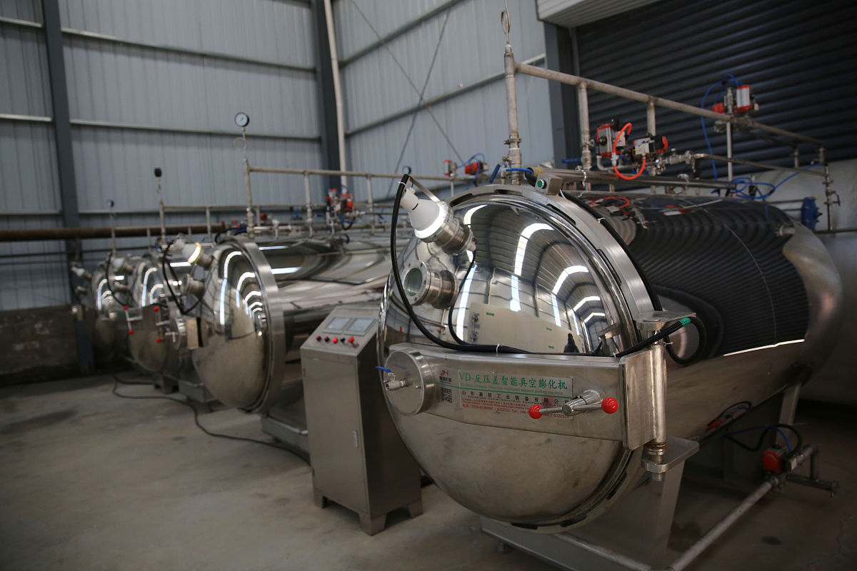 滚筒干燥热风顺流干燥方式