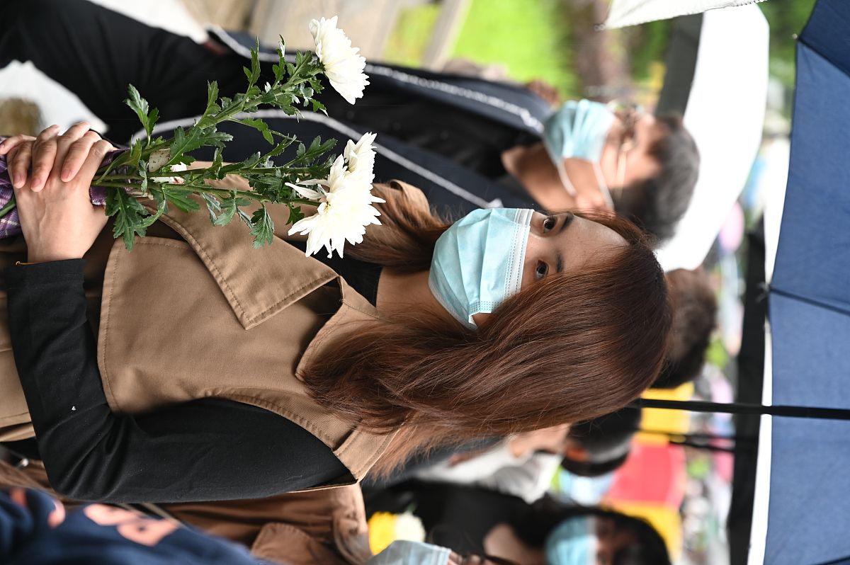 2021年5月23日,长沙市民送别袁隆平院士.(如果下载使用,请务必署名:红