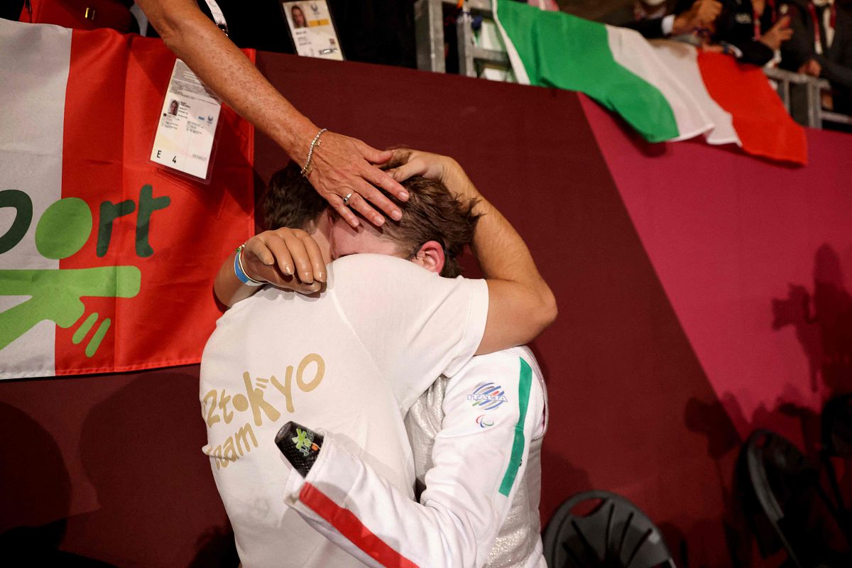 2021年8月28日,日本,2020东京残奥会轮椅击剑8月28日赛况.italy's bea