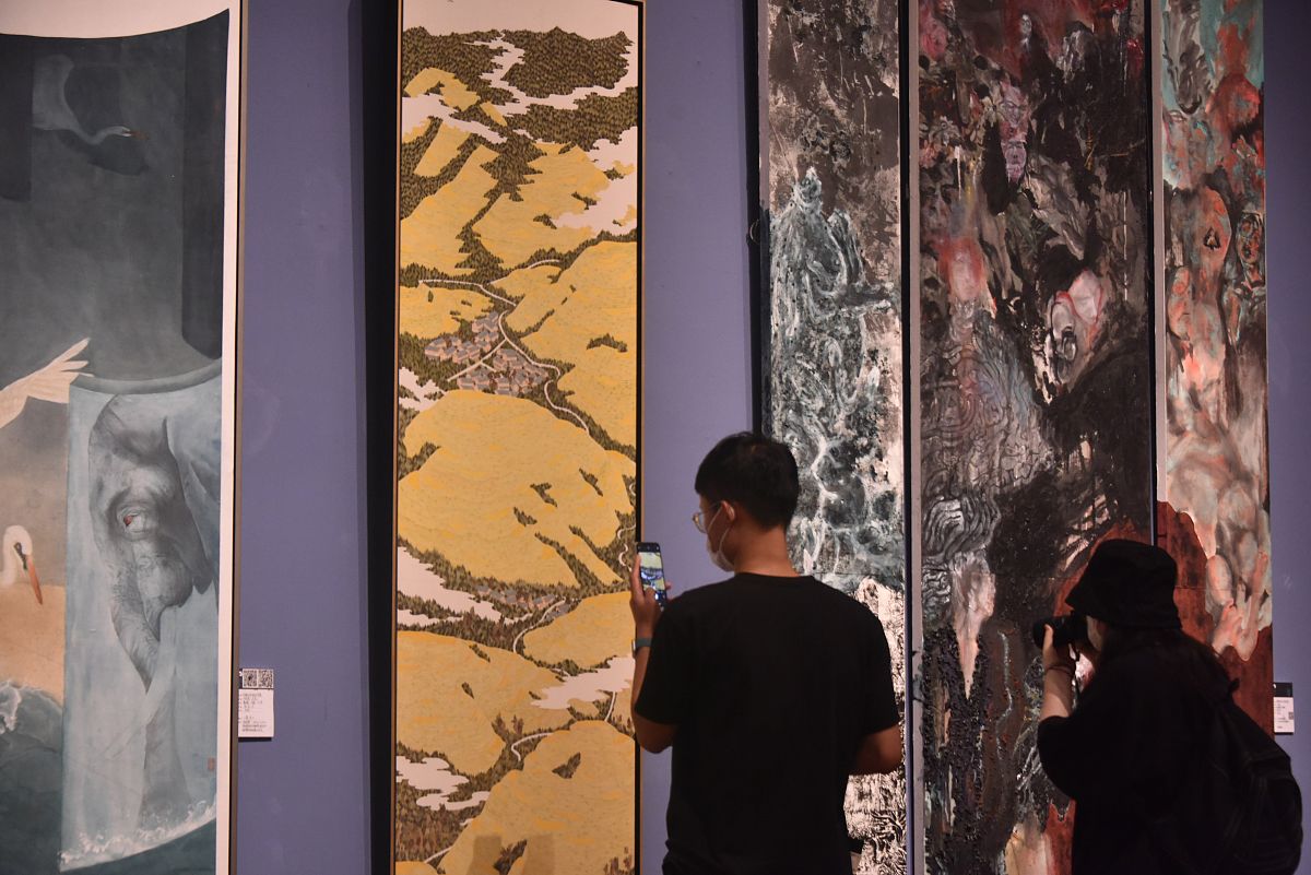 2020年6月29日,杭州,中国美术学院南山校区中国美术学院2020年毕业展,