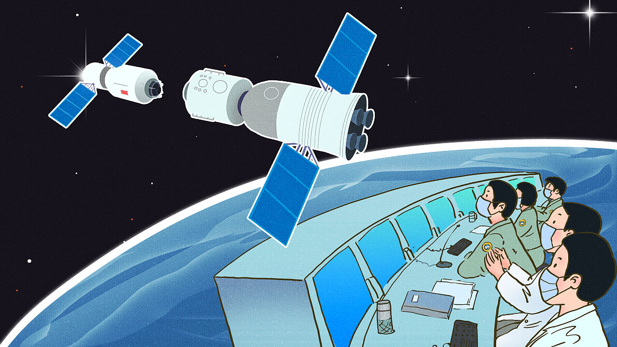 拟一份关于中国科学成果东风导弹北斗卫星导航系统人造太阳等为人们带去美好生活为主题的插画作品说明。