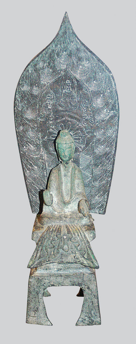 2007年,中国. 北魏铜弥勒佛造像