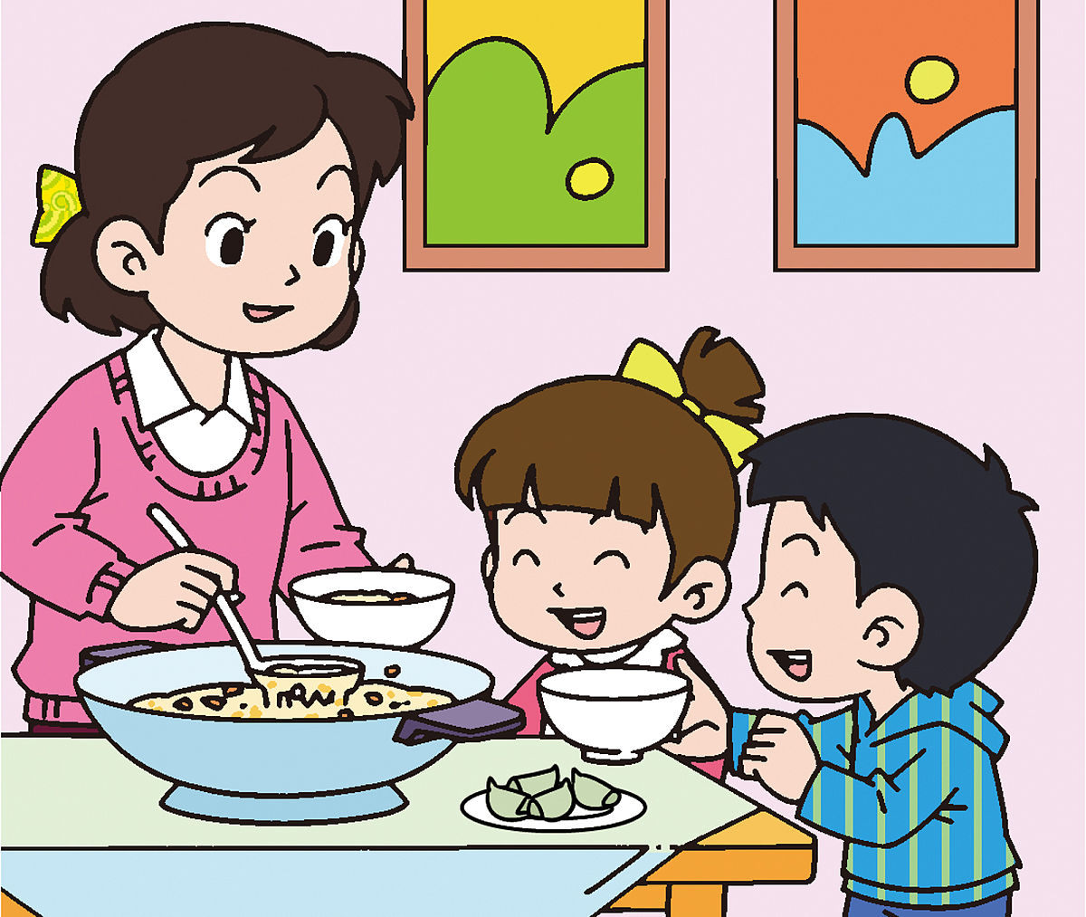 关于杰韬在幼儿园吃点心的事情