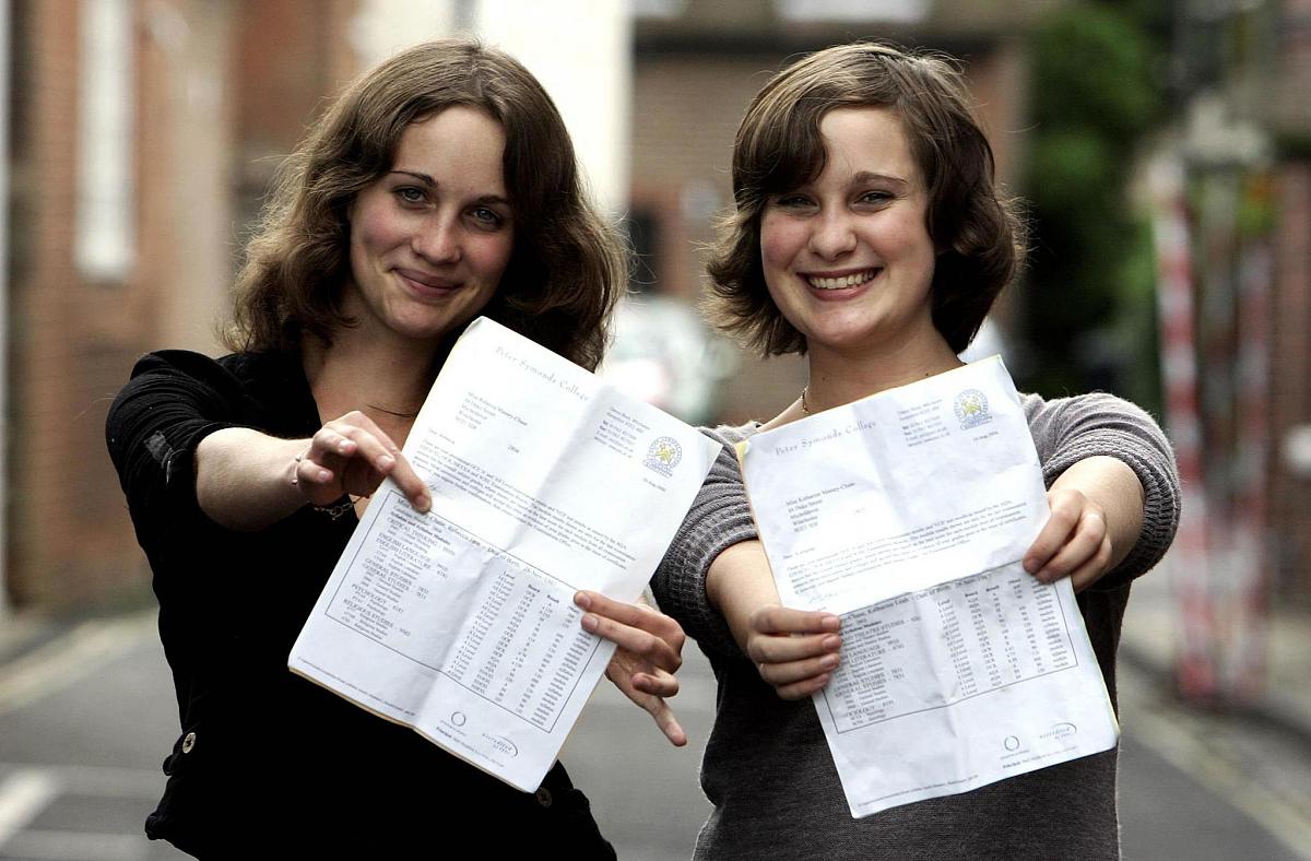 twins becca (left) and kate massey-chase from winchester celebra