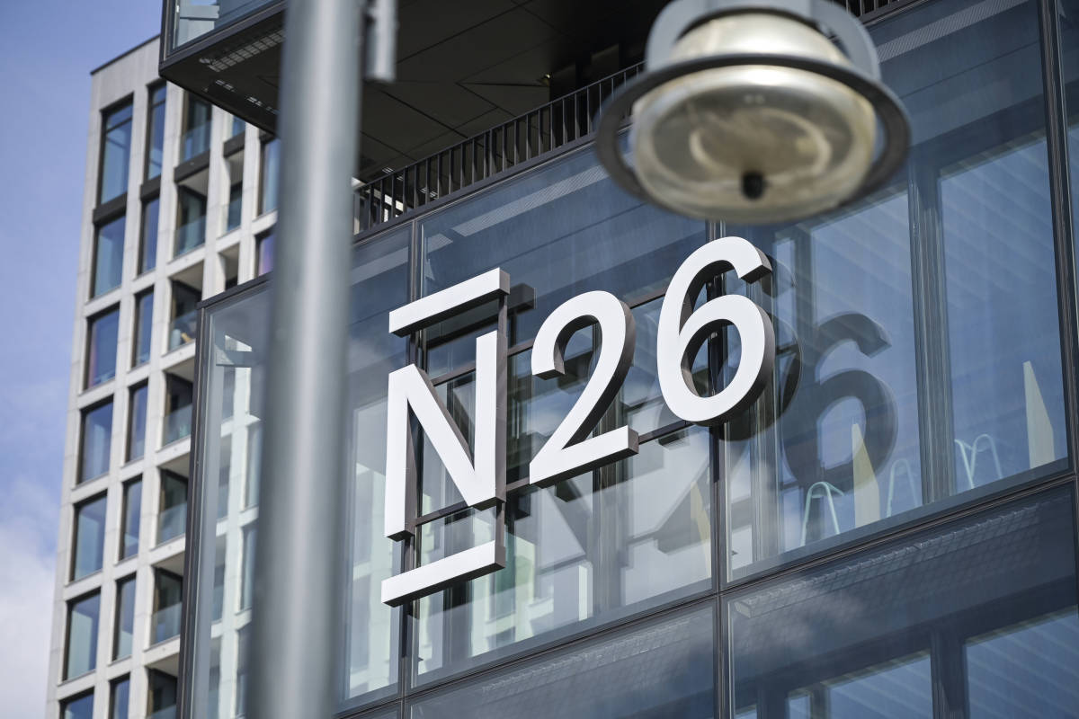 德国柏林米特区亚历山大街,数字<strong>银行</strong>n26所在的voltair