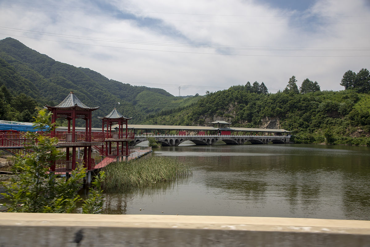 2021年7月25日,辽宁省丹东市宽甸满族自治县,河口景区.