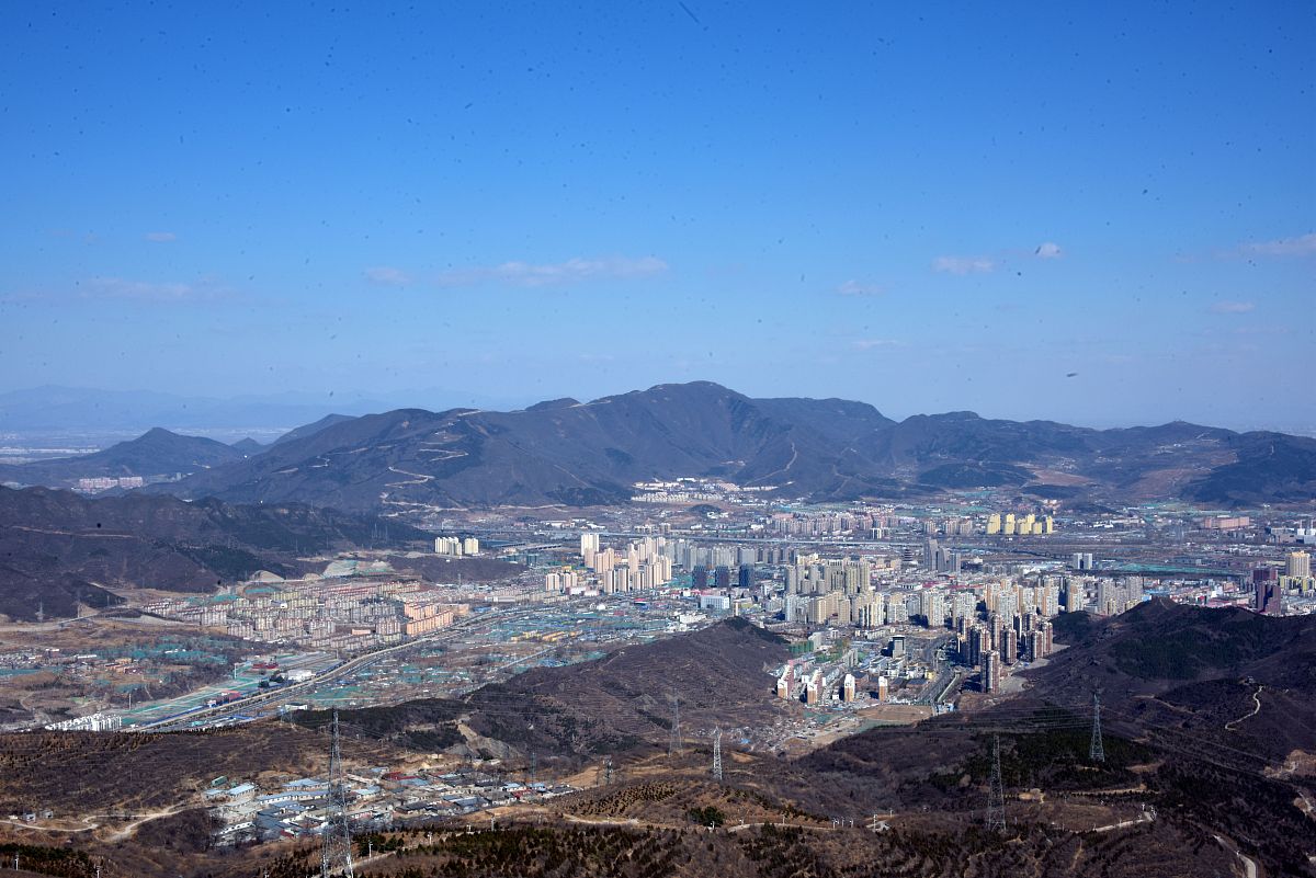 2019年3月6日,北京,远眺门头沟美景.